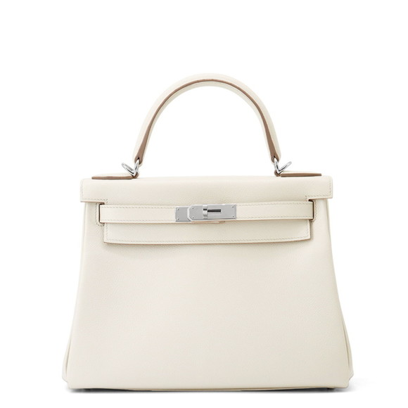 Hermès Kelly 28 handbag, inner stitching, beton, Evercolor, double stamped, H... - Picture 1 of 15